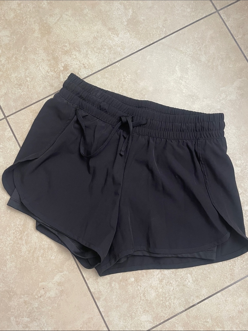 🔥🔥 (3/$20) 
Velocity Casual Elastic-Waist Women's Black Shorts Size Small